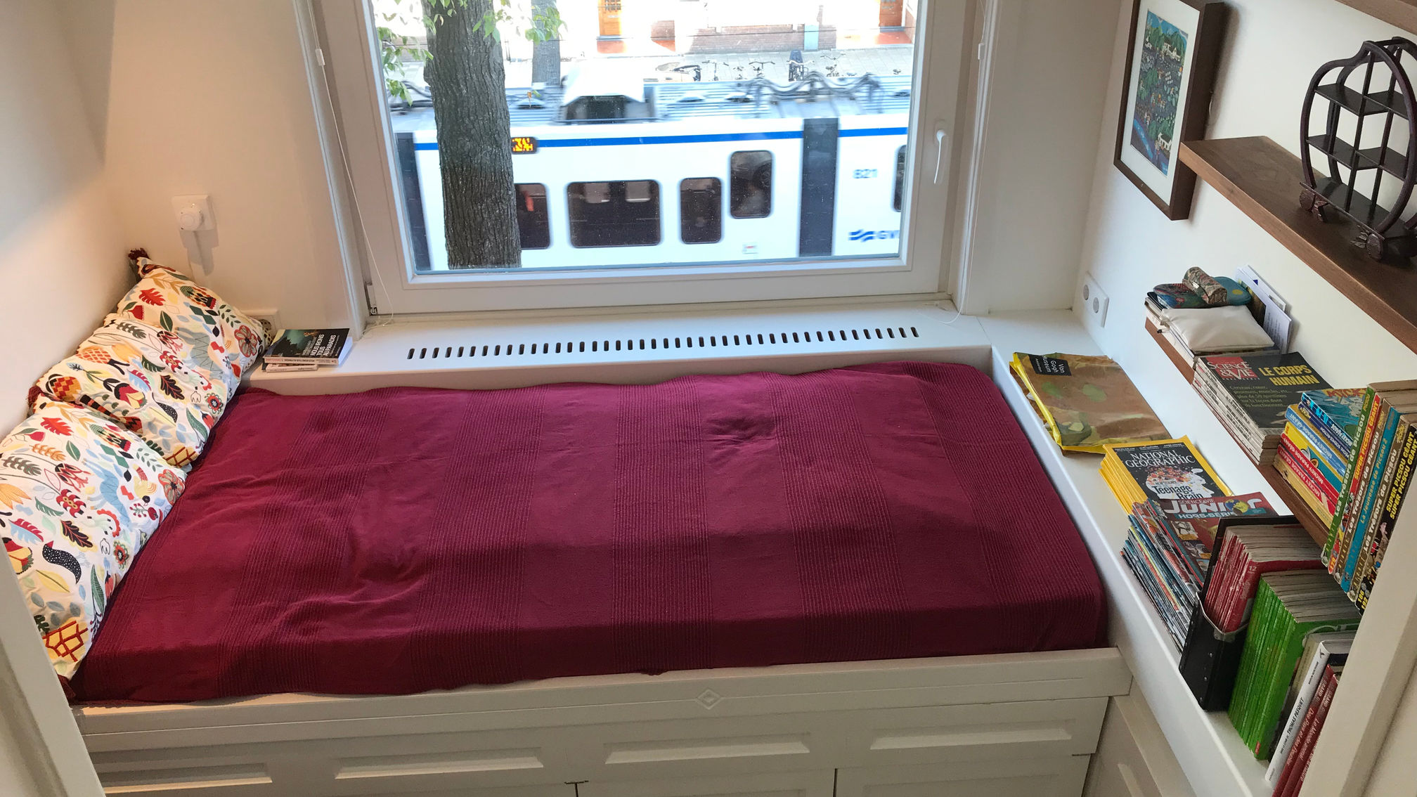 Logeerkamer met uittrekbaar bed